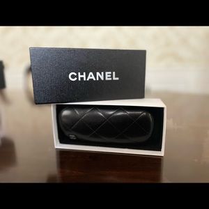 Chanel sunglass case with box.